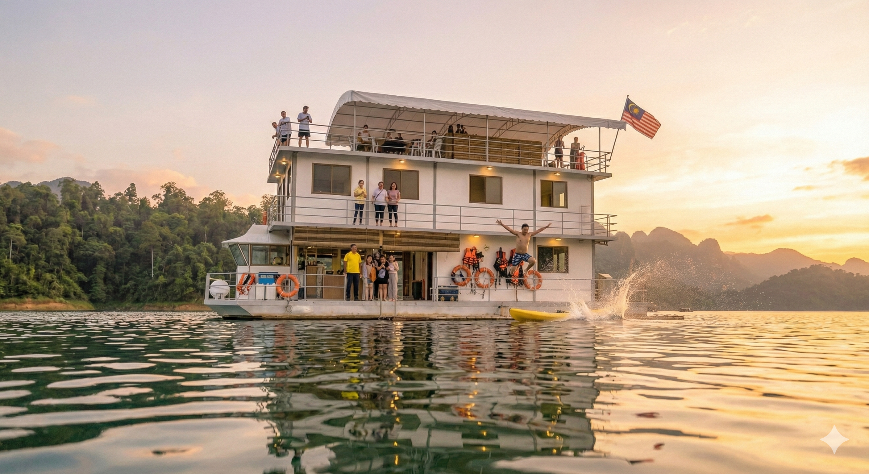 Blue Fern Houseboat scenery